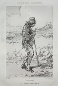 哲学者 作： Paul Gavarni