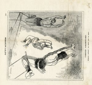 Le Charivari』に掲載されたHadol（1835-1875）のイラスト 作： Paul Hadol