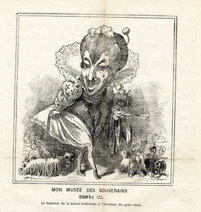Le Charivari』に掲載されたHadol（1835-1875）のイラスト 作： Paul Hadol