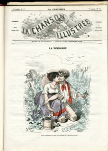 雑誌「La Chanson illustree」第27号 作： Paul Hadol