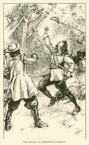 ニードウッドの森での戦い（彫刻 作： Paul Hardy
