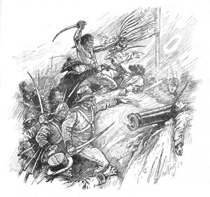 彼らはランパートをスケールするために努力した、1902 作： Paul Hardy