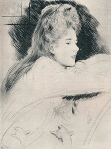 「研究」、c1890、1894 作： Paul Helleu