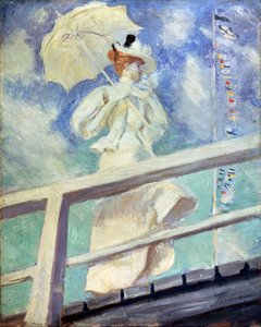 19世紀後半の「白衣の婦人」。 作： Paul Helleu