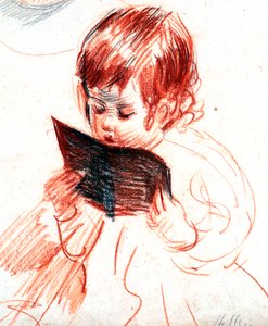 「ポーレッタ・ヘリュー」、c1879-1927 作： Paul Helleu