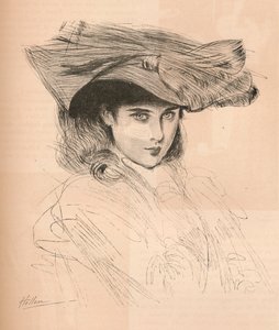アーティストの娘の肖像、c1879-1903、1903