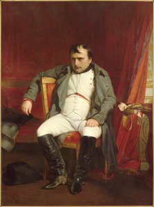フォンテンブローでのナポレオン、1814 年 3 月 31 日、1840 年。 作： Paul Delaroche