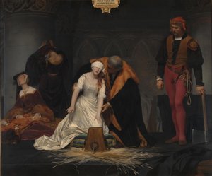 レディ・ジェーン・グレイの処刑、1833年 作： Paul Delaroche