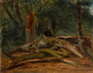 Im Wald von Villers-Cotterets 作： Paul Huet