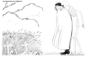 1916年4月13日、カイザーウィルヘルムにフランスの兵士の死体と墓で育てられた小麦から作られたパンを決して食べないであろうと告げる死