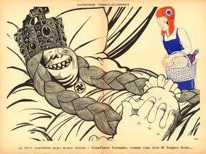 風刺的な色を持つテモイン 作： Paul Iribe