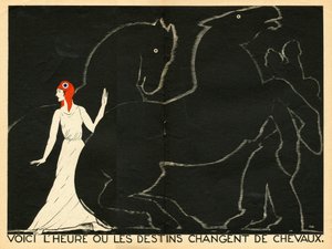 風刺的な色を持つテモイン 作： Paul Iribe