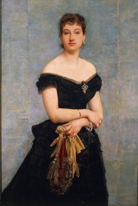 ルイ・シンガー夫人の肖像 作： Paul Jacques Aimé Baudry