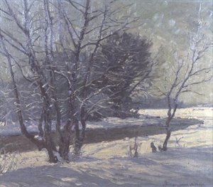 冬の風景 作： Paul Johann Walch