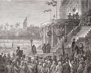 1794年6月8日、ルイ・ブラン（1811-82）1847-62の「歴史革命フランチャイズ」からの最高の存在のお祝い 作： Paul Jonnard