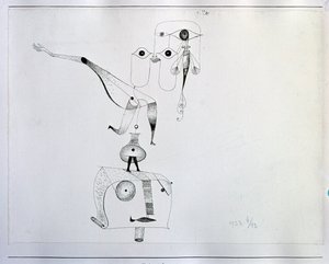 バランスの気まぐれ (デッサン、20 世紀) 作： Paul Klee