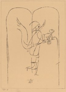 天才は小さな朝食を提供します 作： Paul Klee