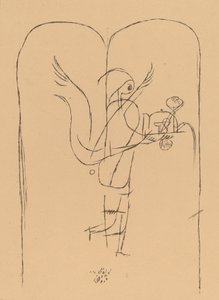 天才が小さな朝食を提供 天才が小さな朝食を提供、1920. 作： Paul Klee