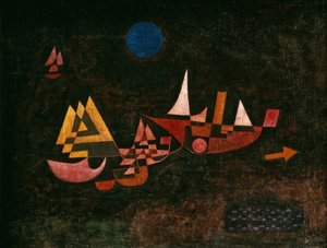 船の出発 作： Paul Klee