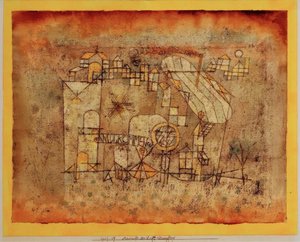 空気蒸し器の到着 作： Paul Klee