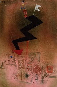 アレステッド・ライトニング 作： Paul Klee