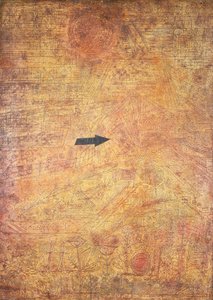 アロー・イン・ザ・ガーデン（庭に矢を放つ） 作： Paul Klee