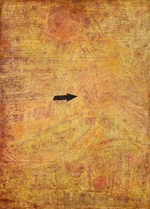 庭の矢 作： Paul Klee
