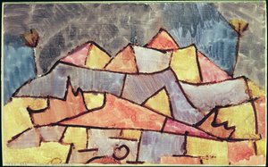 Austera forma de montanha 作： Paul Klee