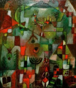 オンドリと手榴弾の絵 作： Paul Klee