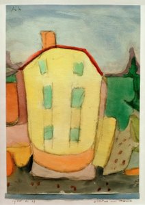 家の肖像 作： Paul Klee