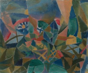 花壇。 1913