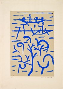 洪水のボート1937年の洪水のボート 作： Paul Klee