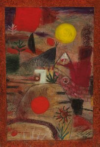 お祝いと没落; お祝いと秋 作： Paul Klee