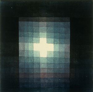 キリスト教の墓の十字架像 作： Paul Klee
