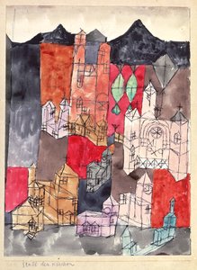 教会の街 作： Paul Klee