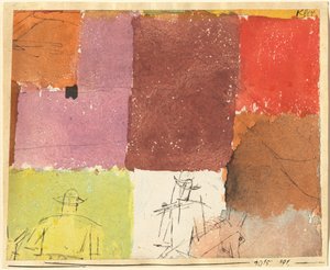 図形による合成 作： Paul Klee