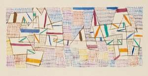 プロヴァンスの海岸 7、1927 年。 作： Paul Klee