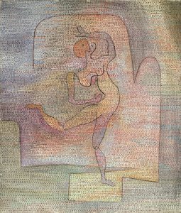 「ダンサー」（ダンサー） - パウル・クレーの絵画（1879-1940） 作： Paul Klee