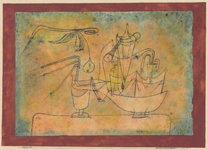 梨の蒸留、1921年。 作： Paul Klee