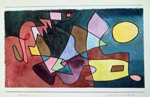 劇的な風景 作： Paul Klee