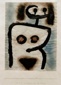 体の顔も 作： Paul Klee