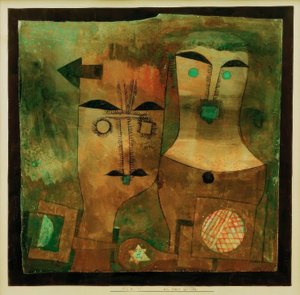 神々のカップル 作： Paul Klee
