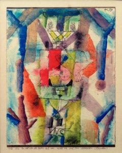 主は私たちに頼るのではなく、私たちに頼るべきです 作： Paul Klee