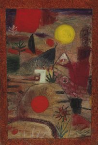 祝賀と没落、1920年。 作： Paul Klee