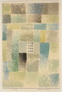 入植地の最初の家、1926 年。 作： Paul Klee