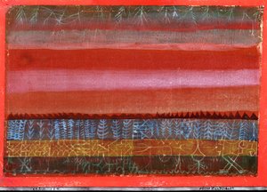 フラットランドスケープ 作： Paul Klee