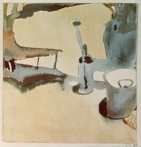 じょうろとバケツ付きフラワースタンド 作： Paul Klee
