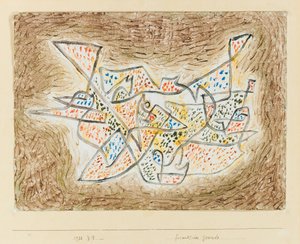 フレンドリーな蛇行、1933年。 作： Paul Klee