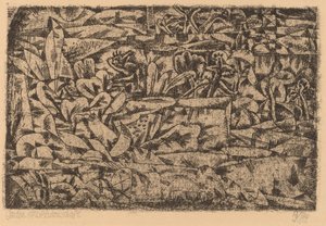 情熱の庭 作： Paul Klee