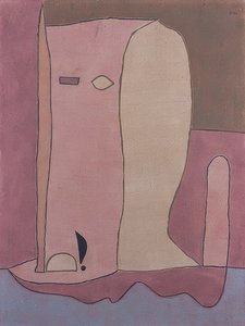 庭の図。 1932 作： Paul Klee